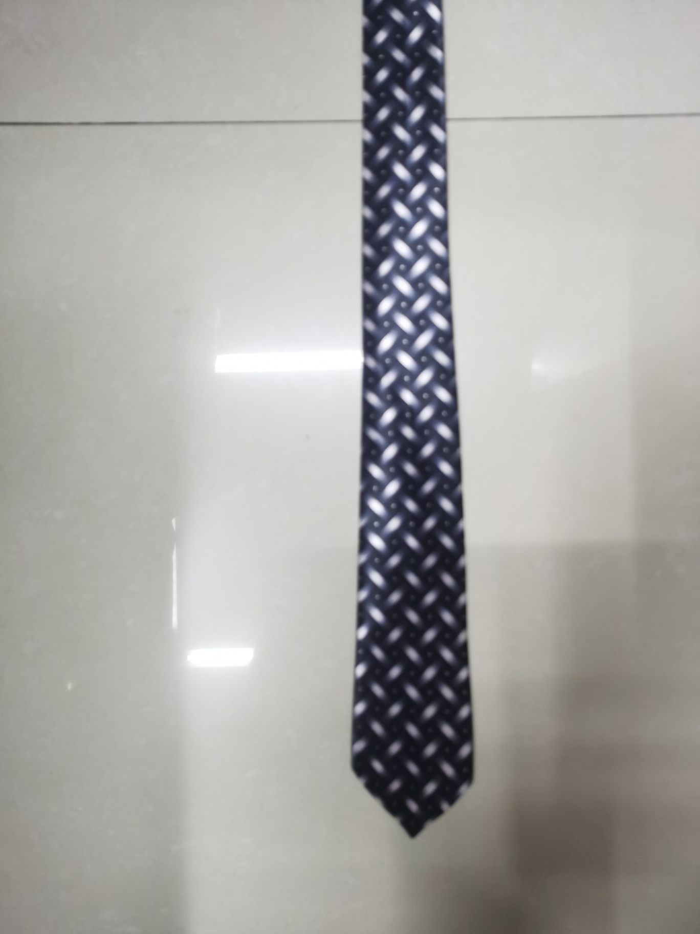 化纤一色6公分大头领带