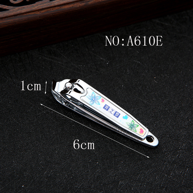 Wholesale Jindajing Dream A610E single slanted nail clippers, household nail clippers, stainless steel nail clippers Specification image