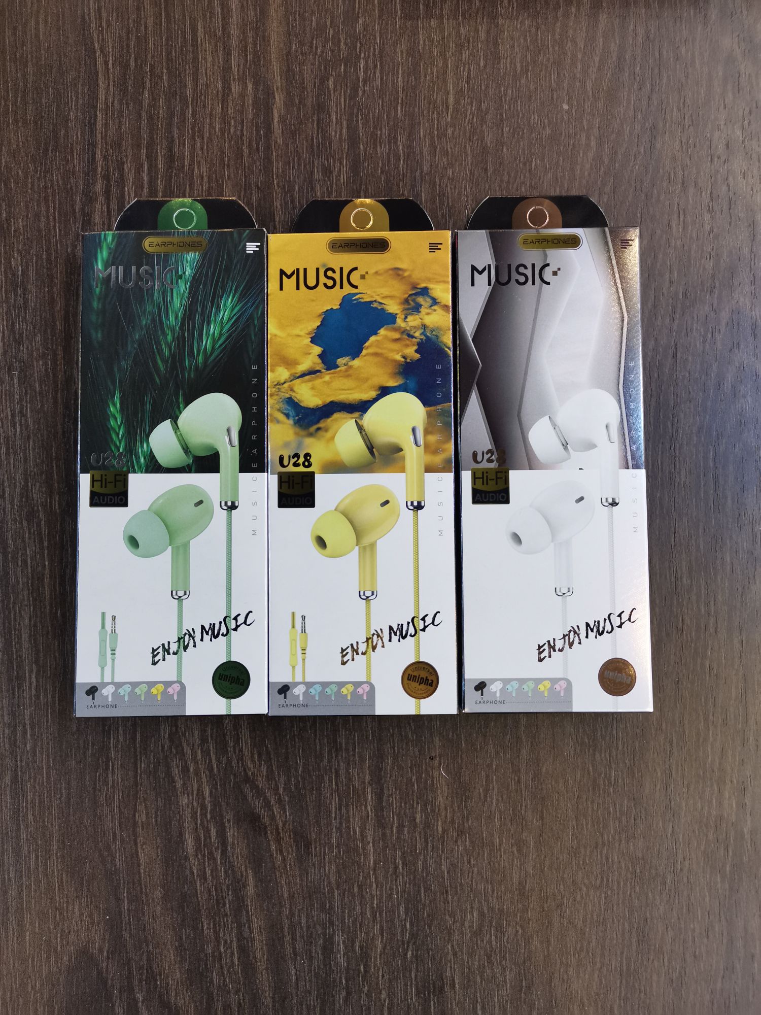 Guangdong Suoge brand U28-1 mobile phone headphones, in-ear headsets, MP3 earbuds, wired headphones, small headphones, fashionable and creative products Application Scenario