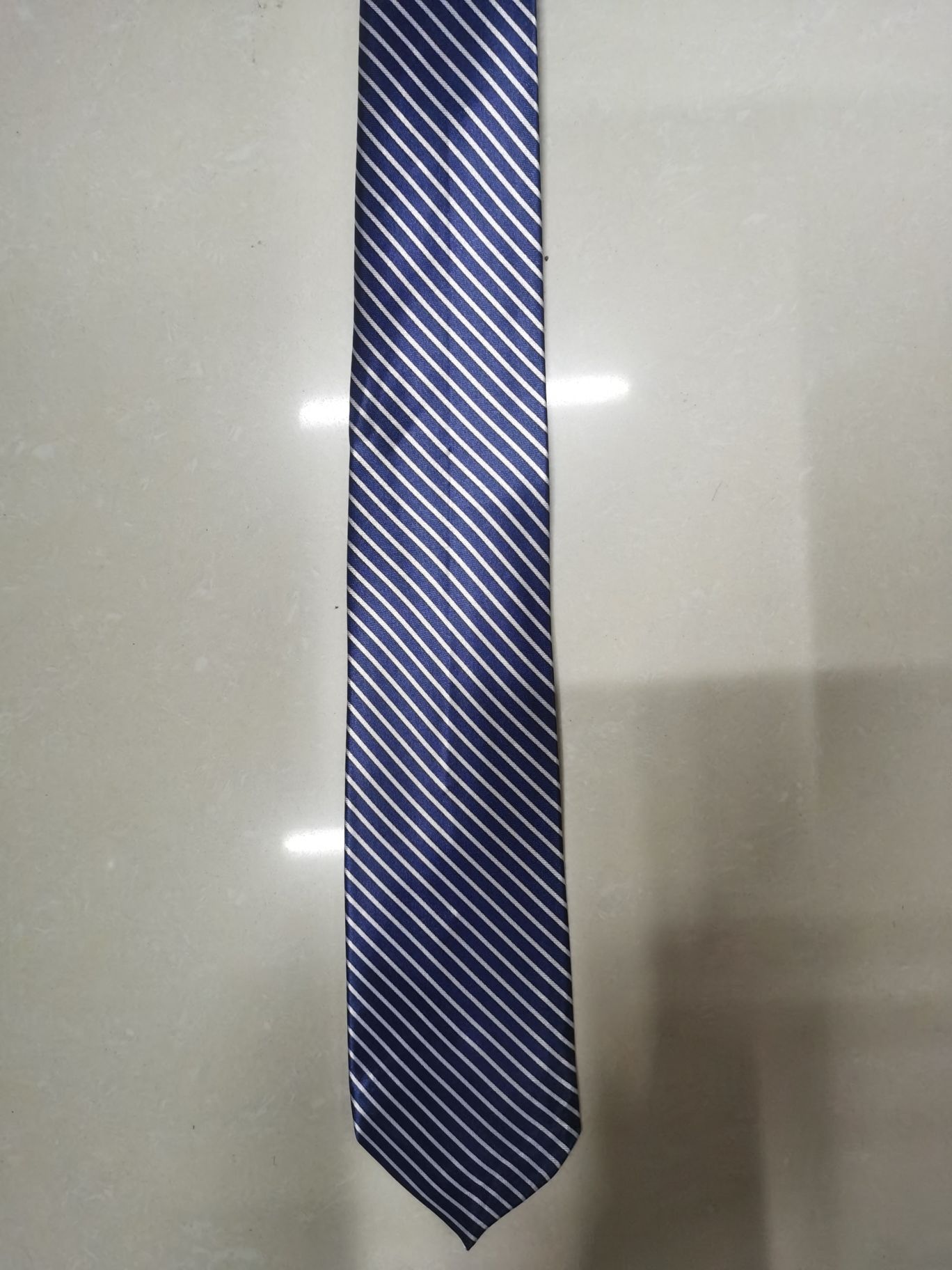 Chemical fiber transfer printed tie details Picture
