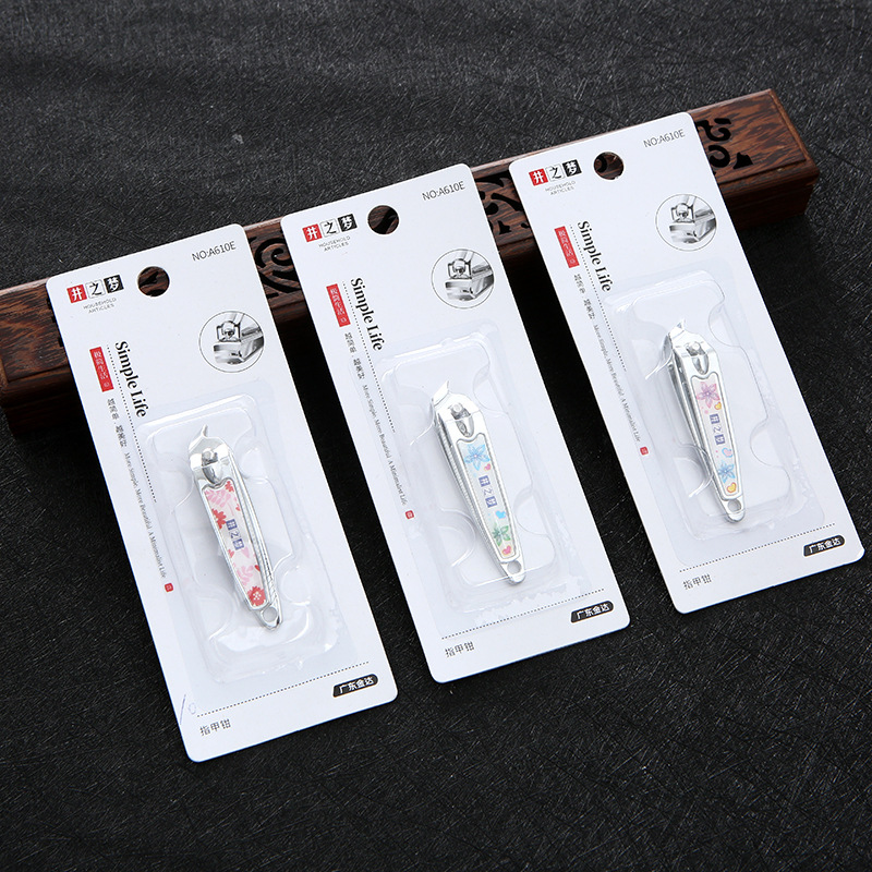 Wholesale Jindajing Dream A610E single slanted nail clippers, household nail clippers, stainless steel nail clippers detail image 1