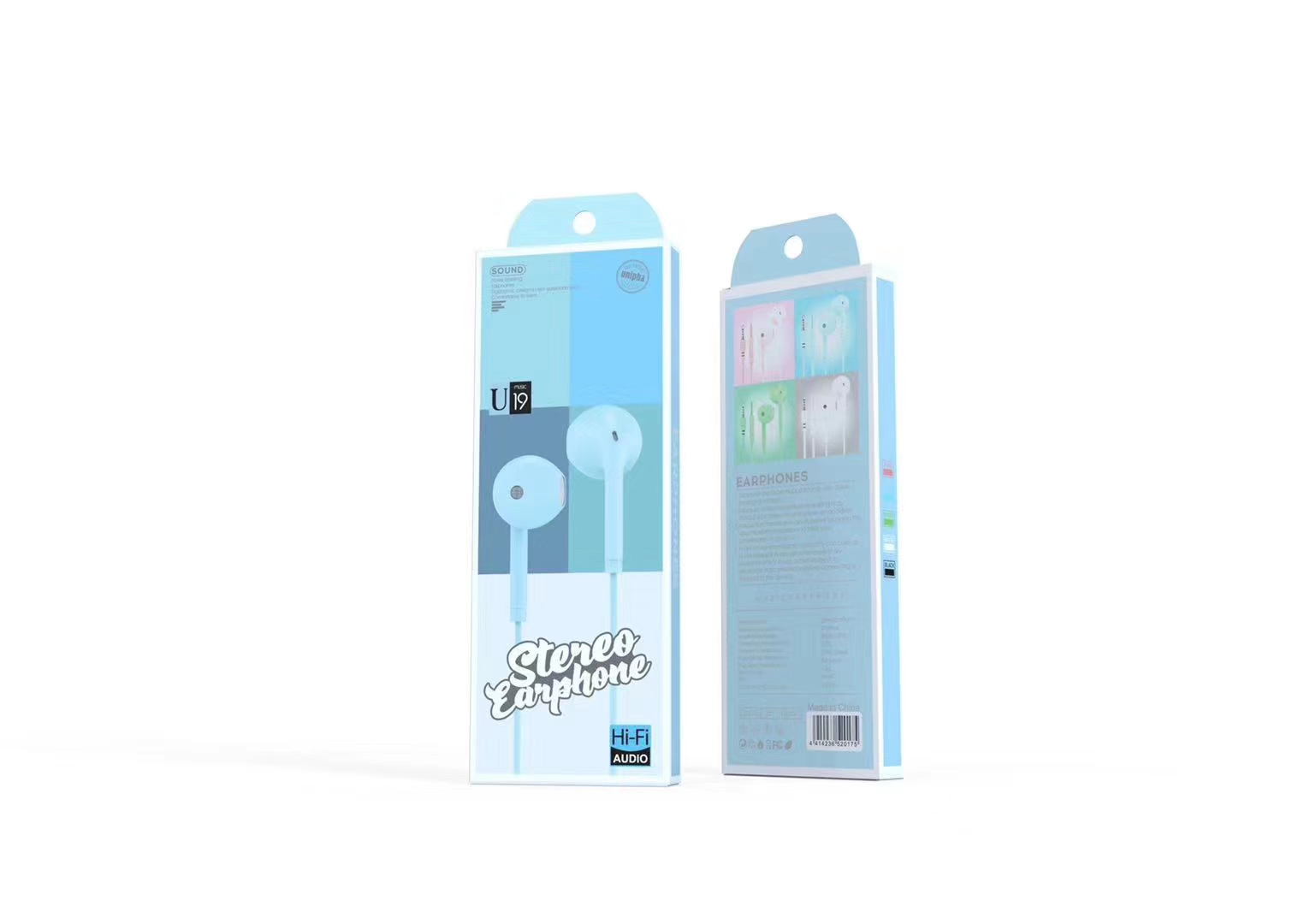Guangdong Suoge brand U19-1 mobile phone headphones, in-ear headsets, MP3 earbuds, wired headphones, small headphones, fashionable and creative products Item Picture
