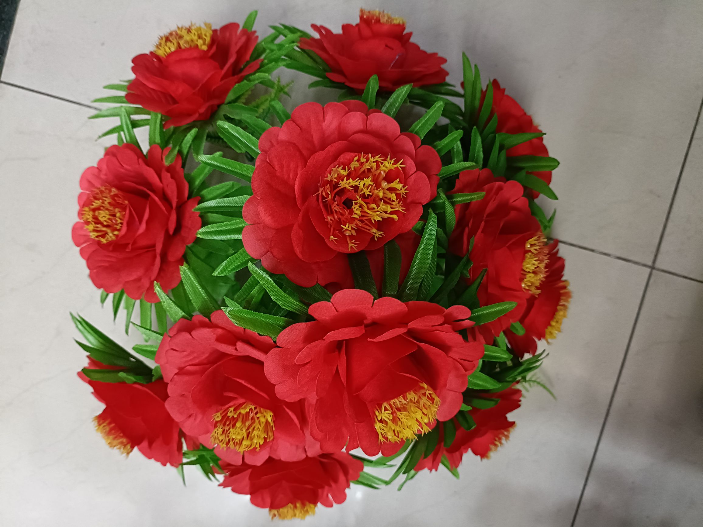 12头牡丹玫盘花