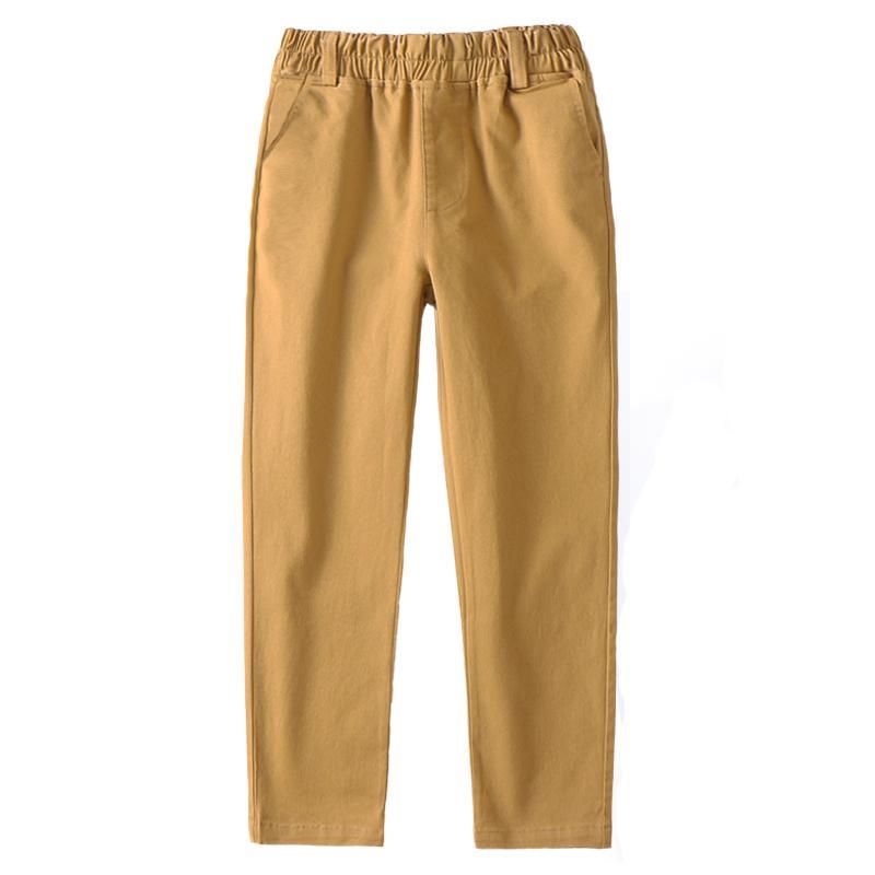 儿童全棉校服裤男童秋冬加绒加厚保暖休闲长裤中大女童学生黑裤子详情图15