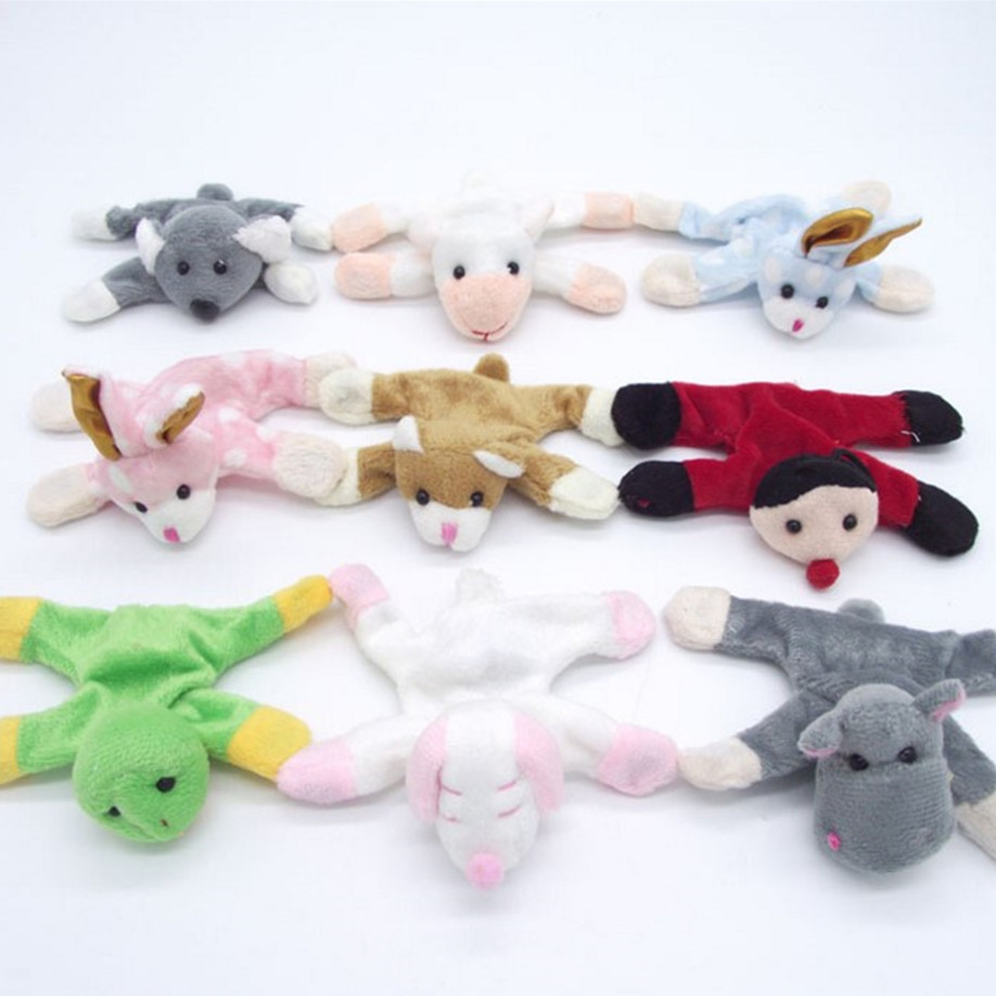 毛绒玩具/毛绒冰箱贴/冰箱贴白底实物图