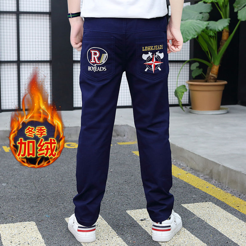 儿童5加绒纯棉7春秋8男童9休闲10运动裤子11小孩13岁男孩宝宝长裤详情图21