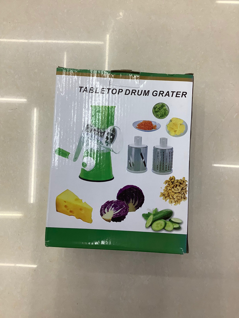 Hand-cranked drum vegetable cutter details Picture