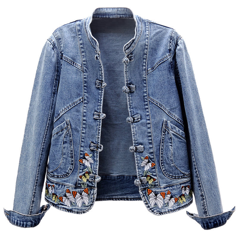 Mujer denim vestido denim coat Application Scenario