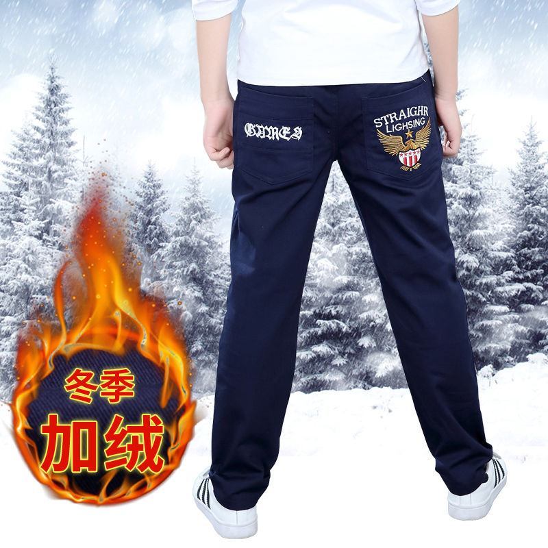儿童5加绒纯棉7春秋8男童9休闲10运动裤子11小孩13岁男孩宝宝长裤详情图12