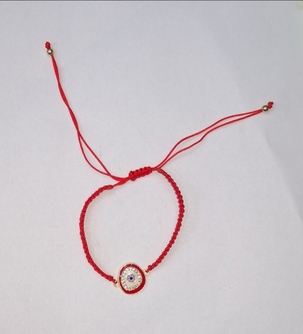 中国结手链，眼睛手链，合金编织手链