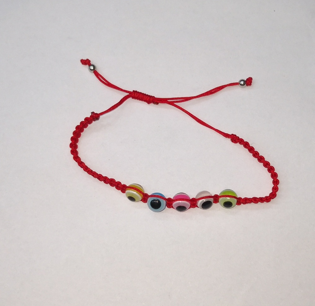 中国结手链，眼睛手链