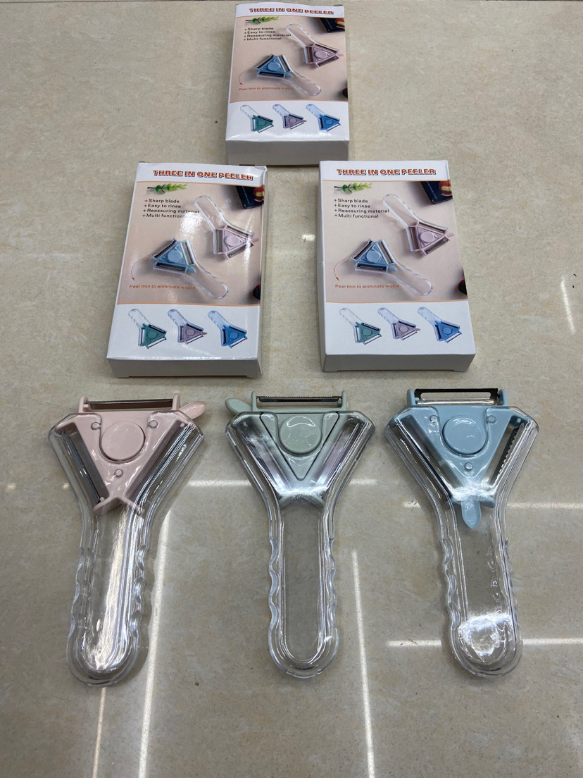 3-in-one fruit and vegetable peeler