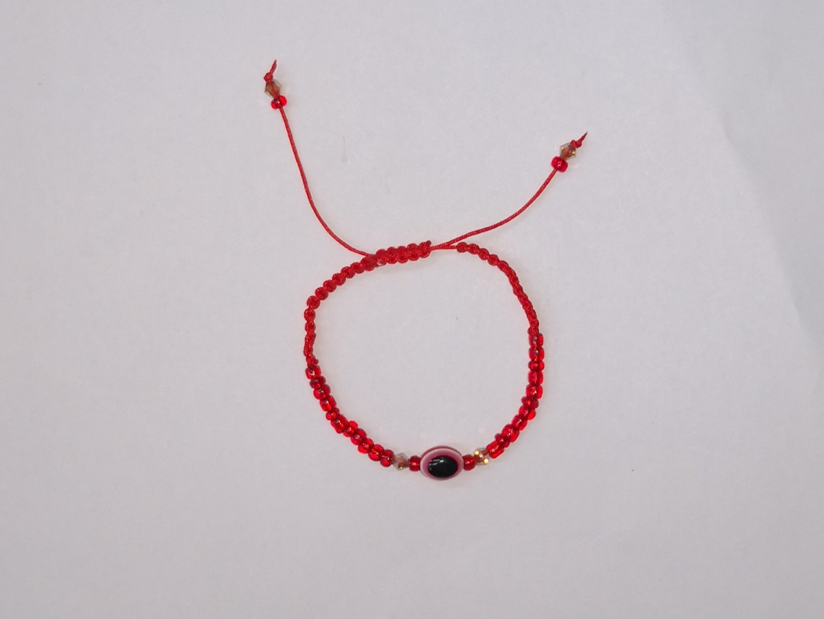 中国结手链，眼睛手链，合金编织手链详情图1