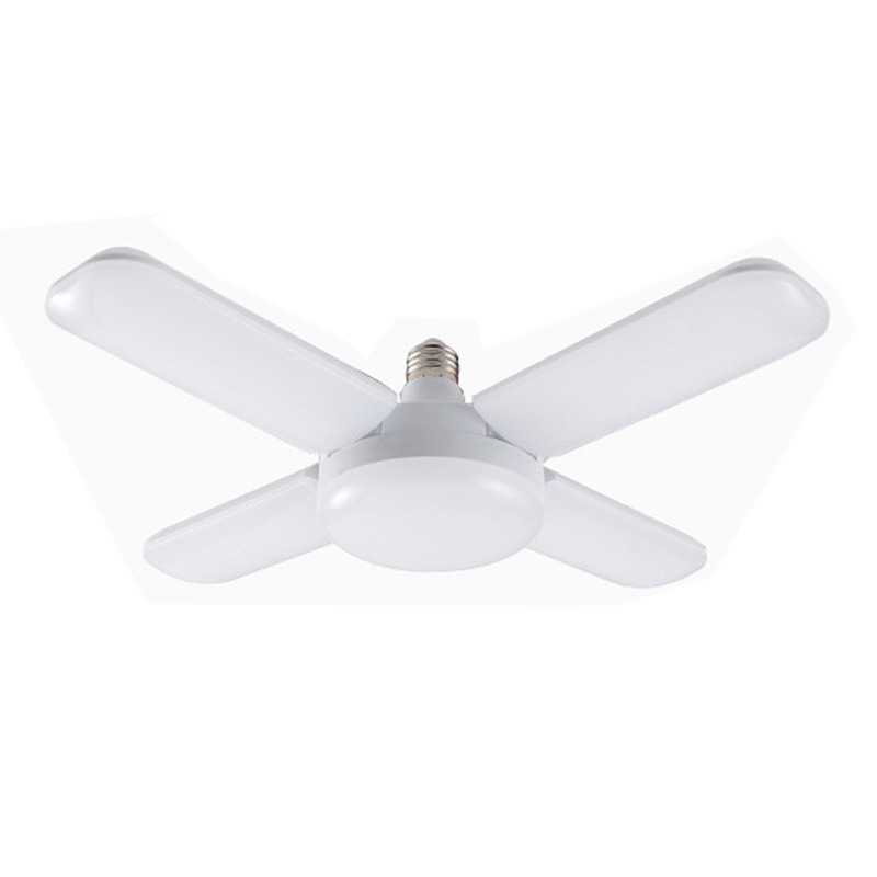 Cross-border e-commerce foreign trade led folding three-leaf lamp fan blade wide voltage high-brightness indoor energy-saving lamp manufacturer