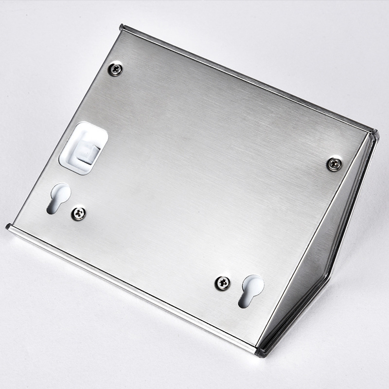 Cross-border solar outdoor garden lamps, stainless steel staircase lamps, step lamps, corridor small street lamps, garden decorative wall lamps Specification image