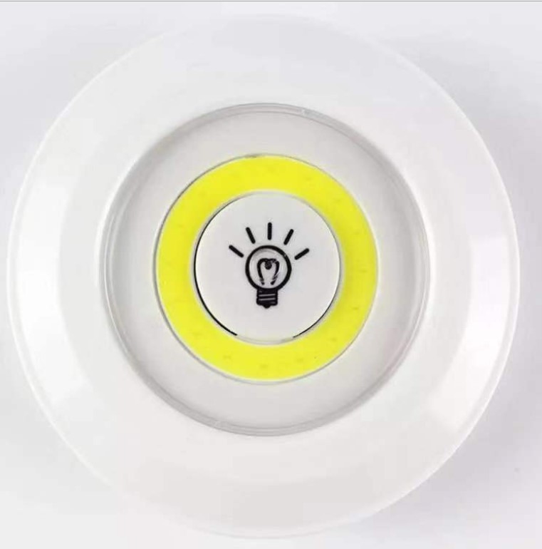 无线遥控灯拍拍COB高亮衣橱灯暖光白光触摸一拖三小夜应急灯跨境