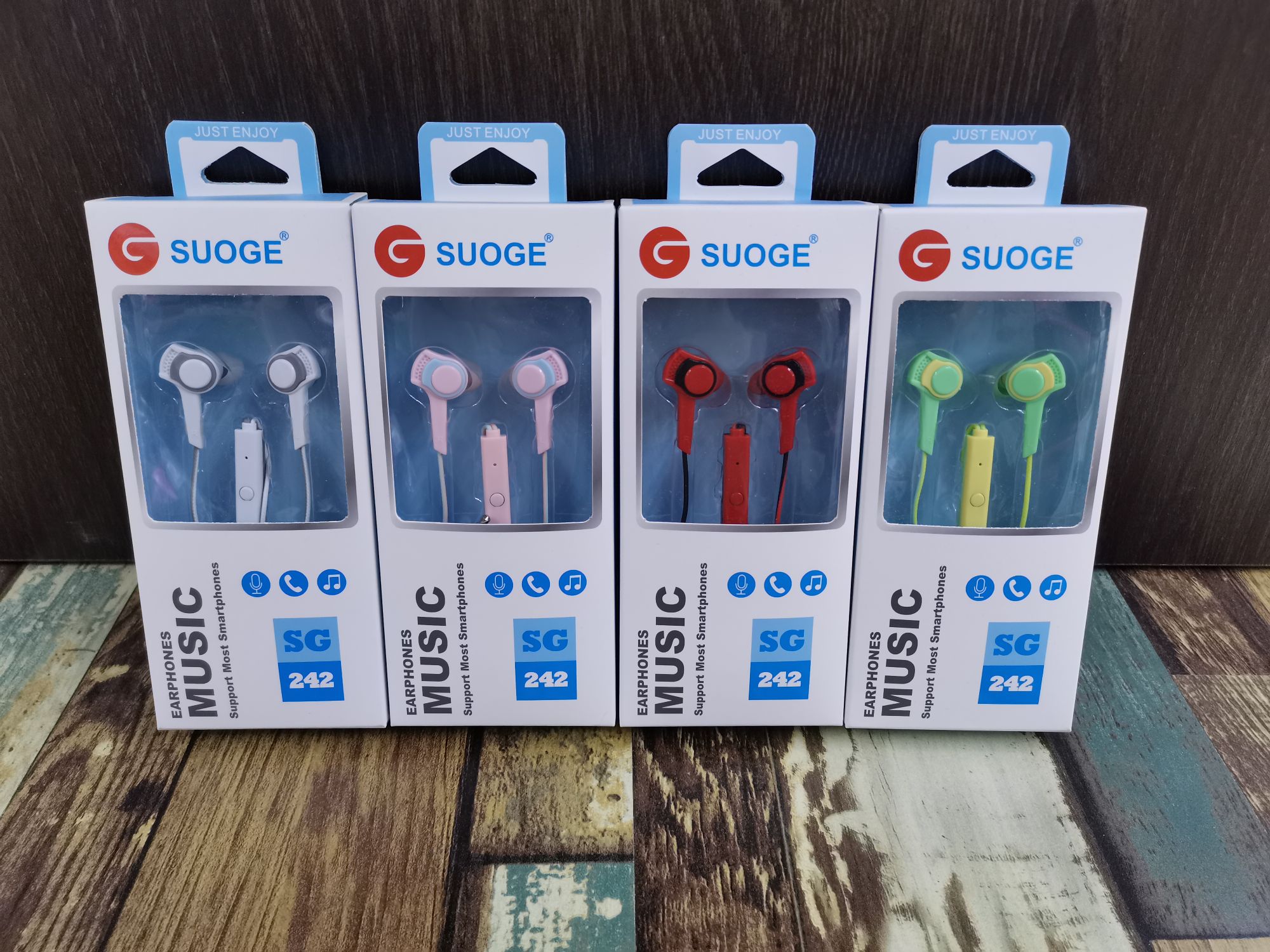 Guangdong soqu marca 3-1 auriculares de teléfono móvil en el oído auriculares de audio MP3 auriculares con cable auriculares pequeños moda creativa boutique Item Picture