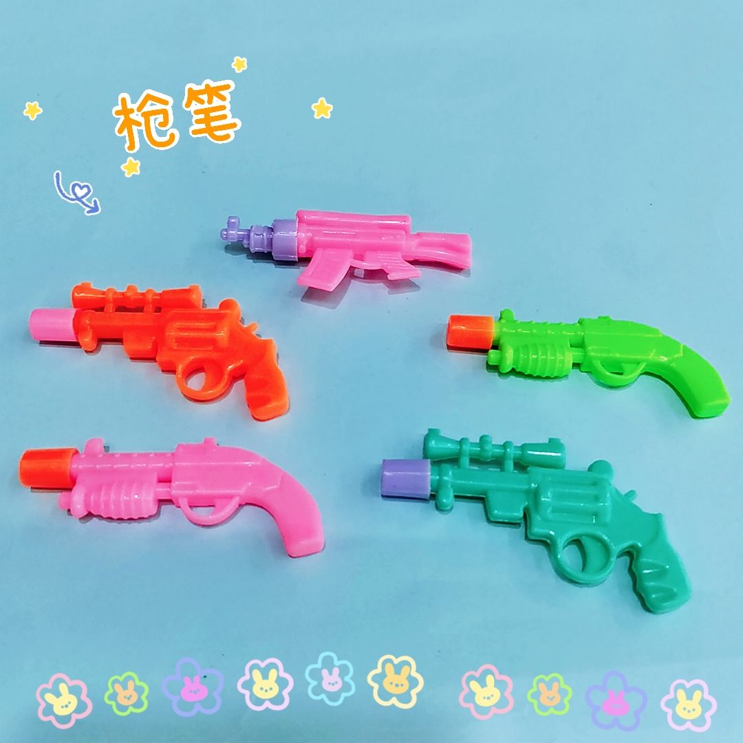 新款枪造型笔幼儿文具可爱迷你款混款蛋壳扭蛋货源赠品配件厂家直销批发热销货源充足详情图7