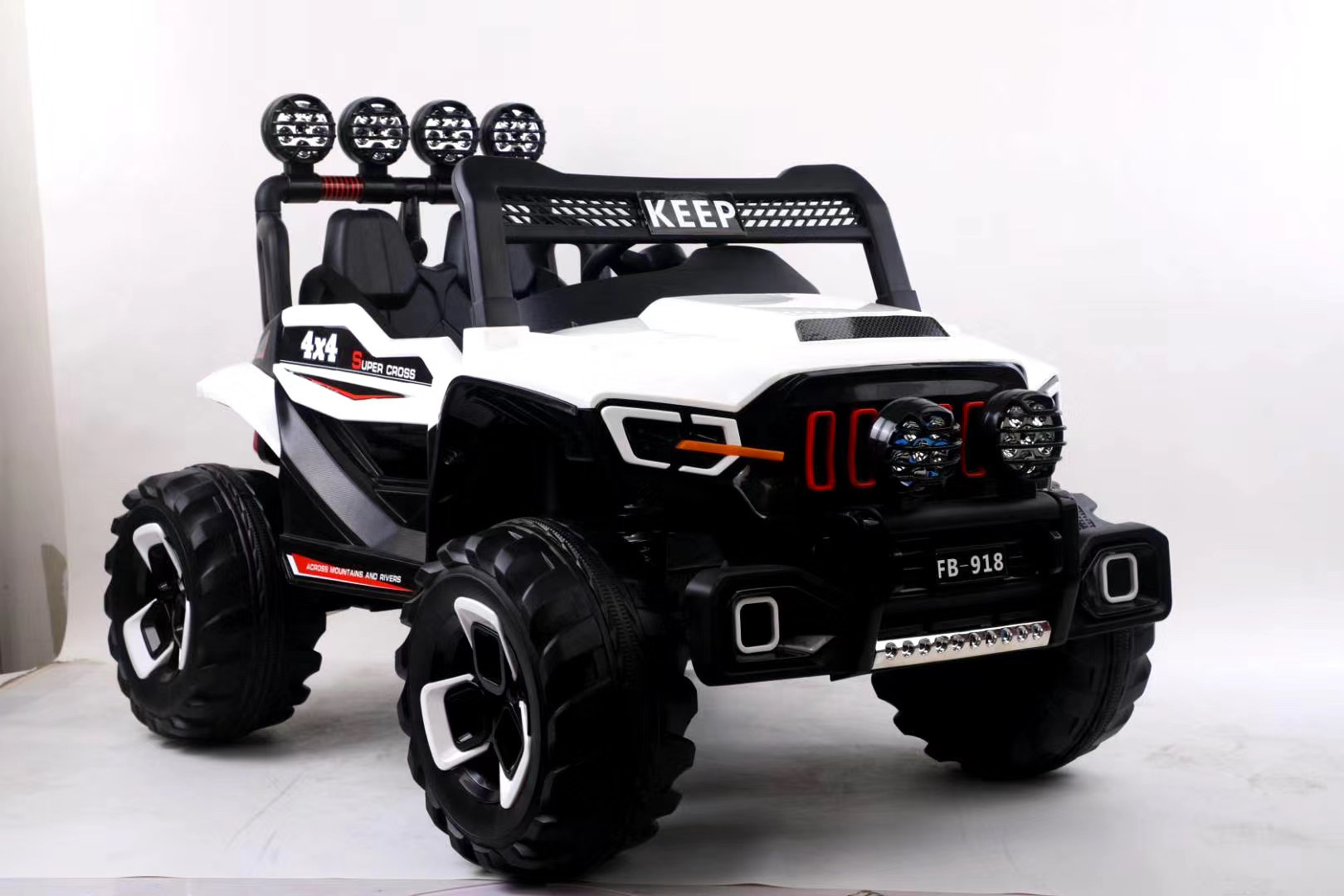 双座吉普儿童电动车细节图