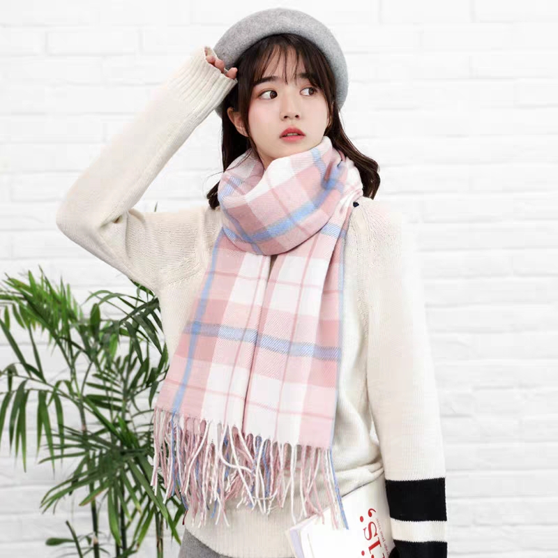 Mujer otoño invierno nueva tendencia frente versátil lana térmica bufanda temperamento estilo Specification image