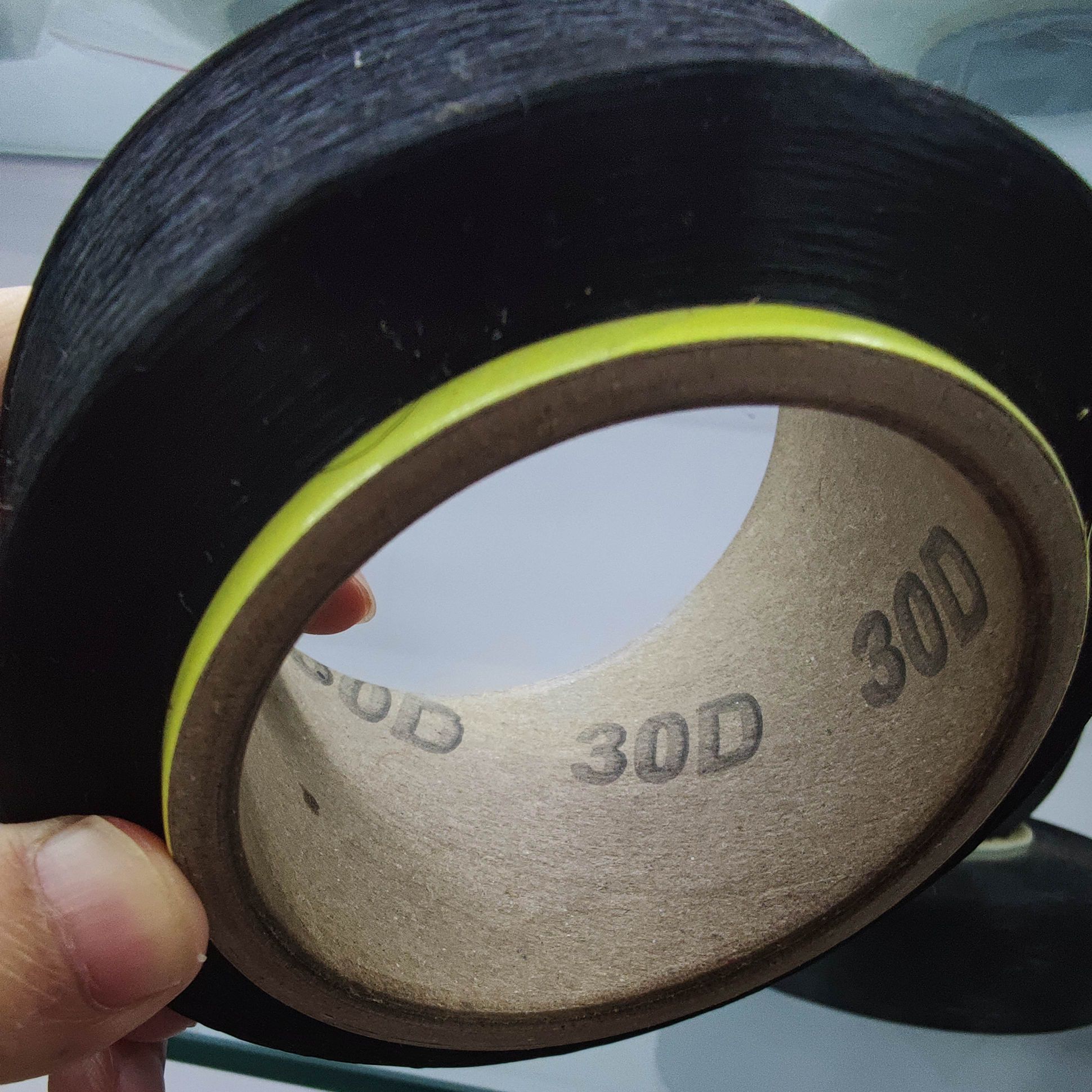 30D industrial weaving raw material: white spandex filament, high-elasticity spandex filament