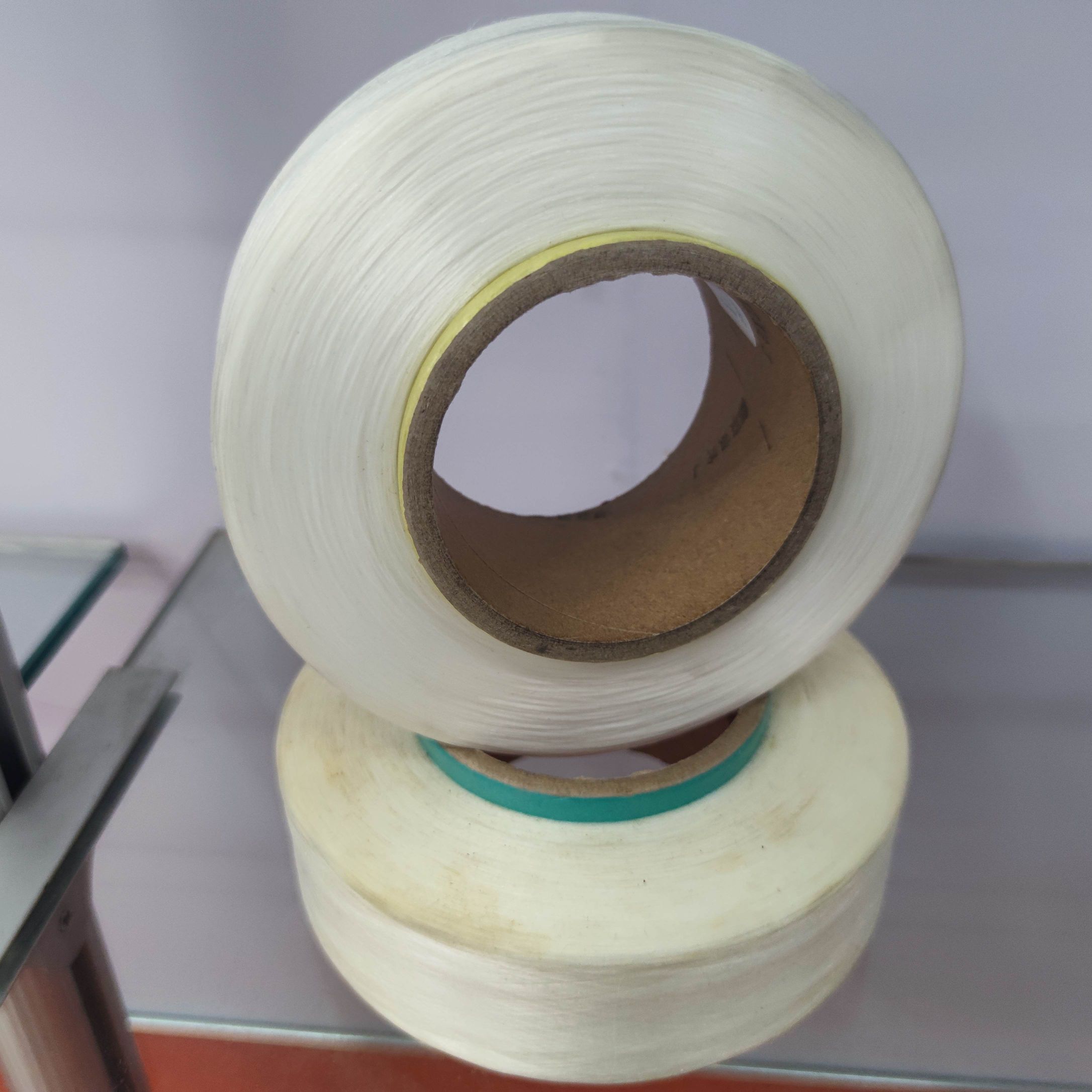 Spandex 40D, 70D, 140D weaving raw materials: white spandex filament, high-elasticity spandex filament