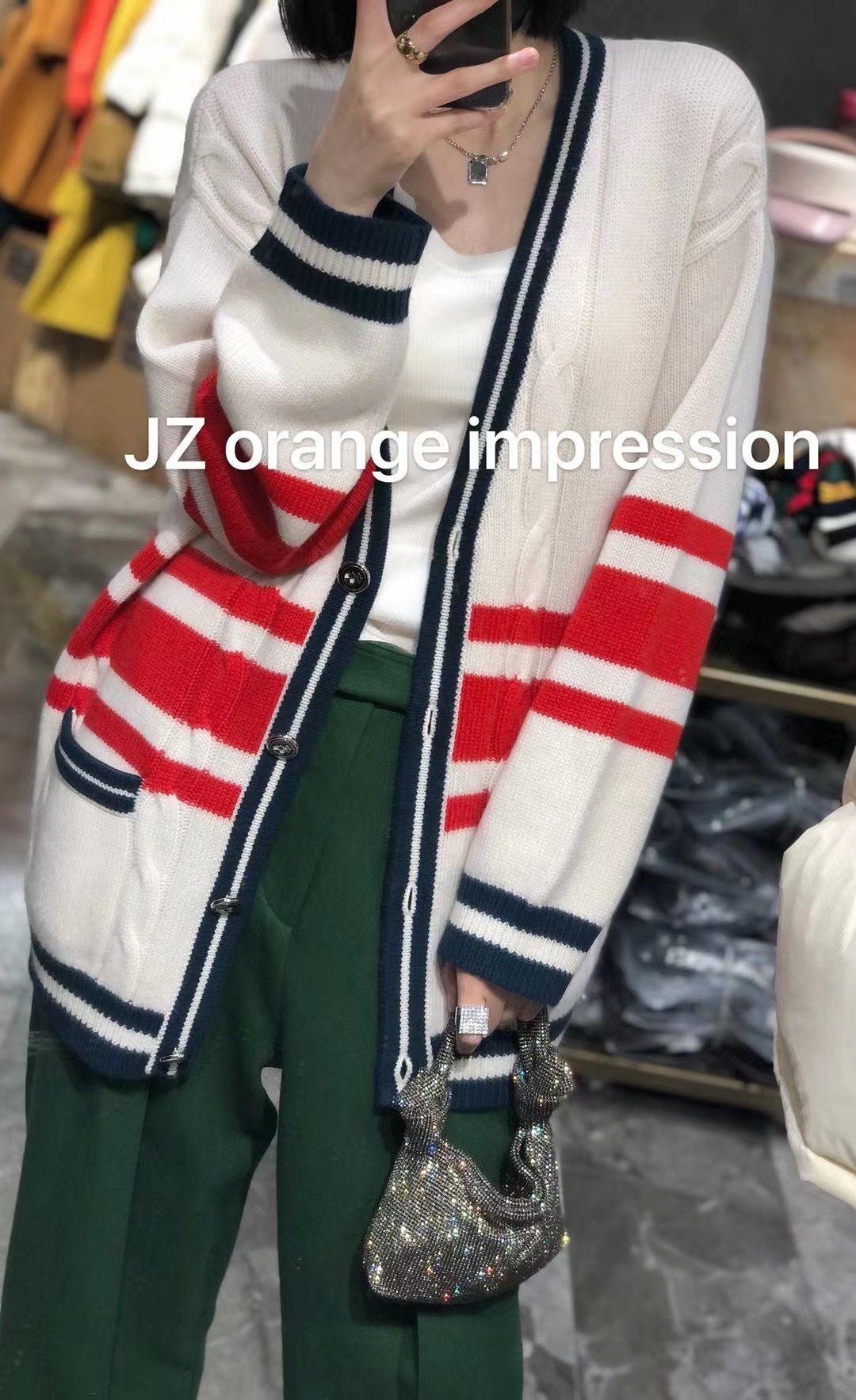 羊毛衫/南油/女装棉袄/贺锦丽/防晒衣女长尾货产品图