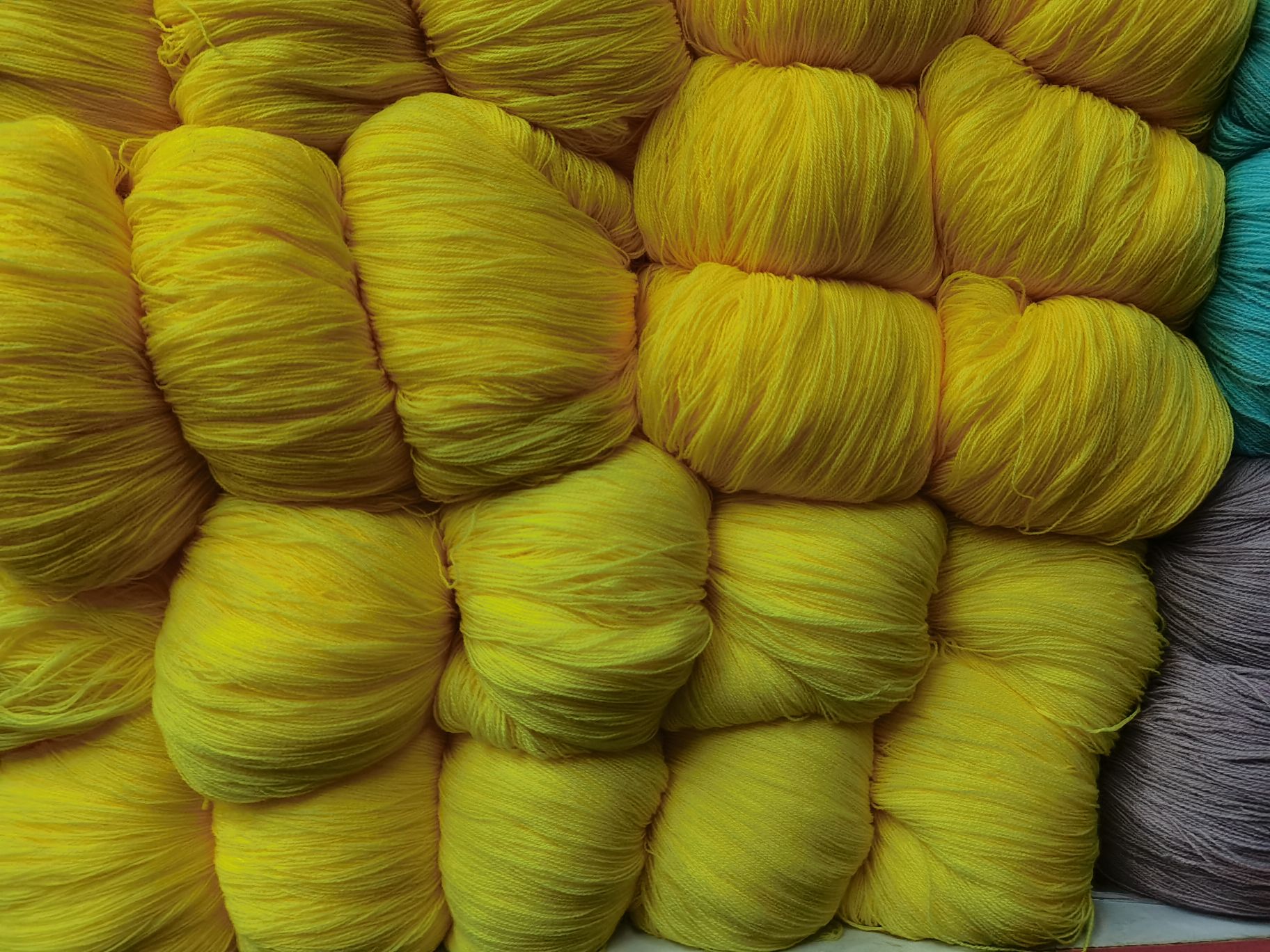 Wool yarn details Picture