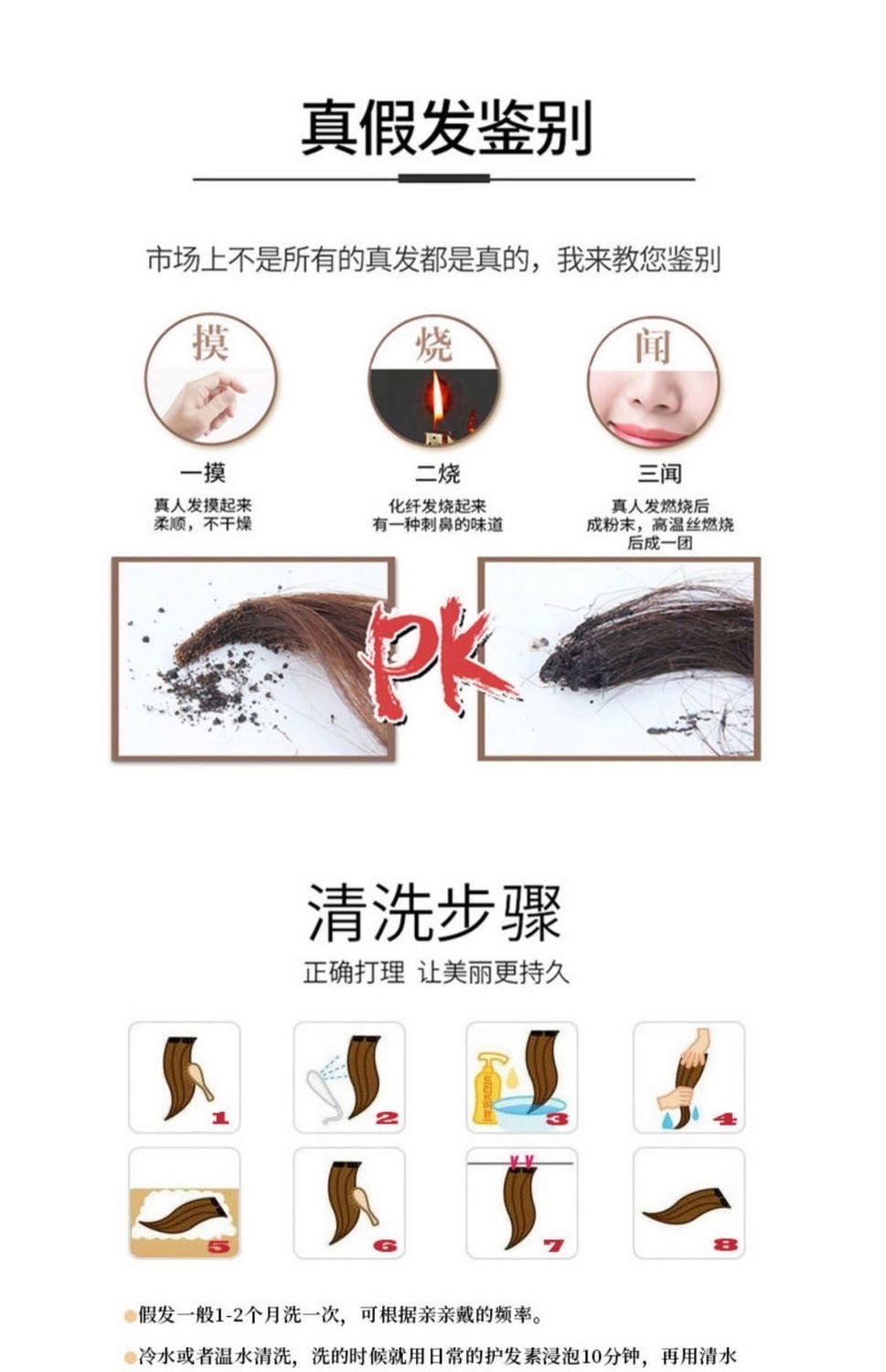 真发垫发片假发贴片一片式假发片隐形无痕两侧垫发增发量逼真自然详情图1