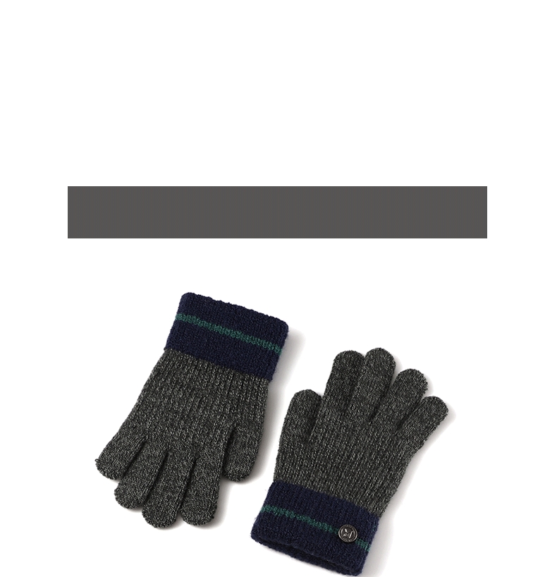 Adult knitted gloves 6464 details Picture