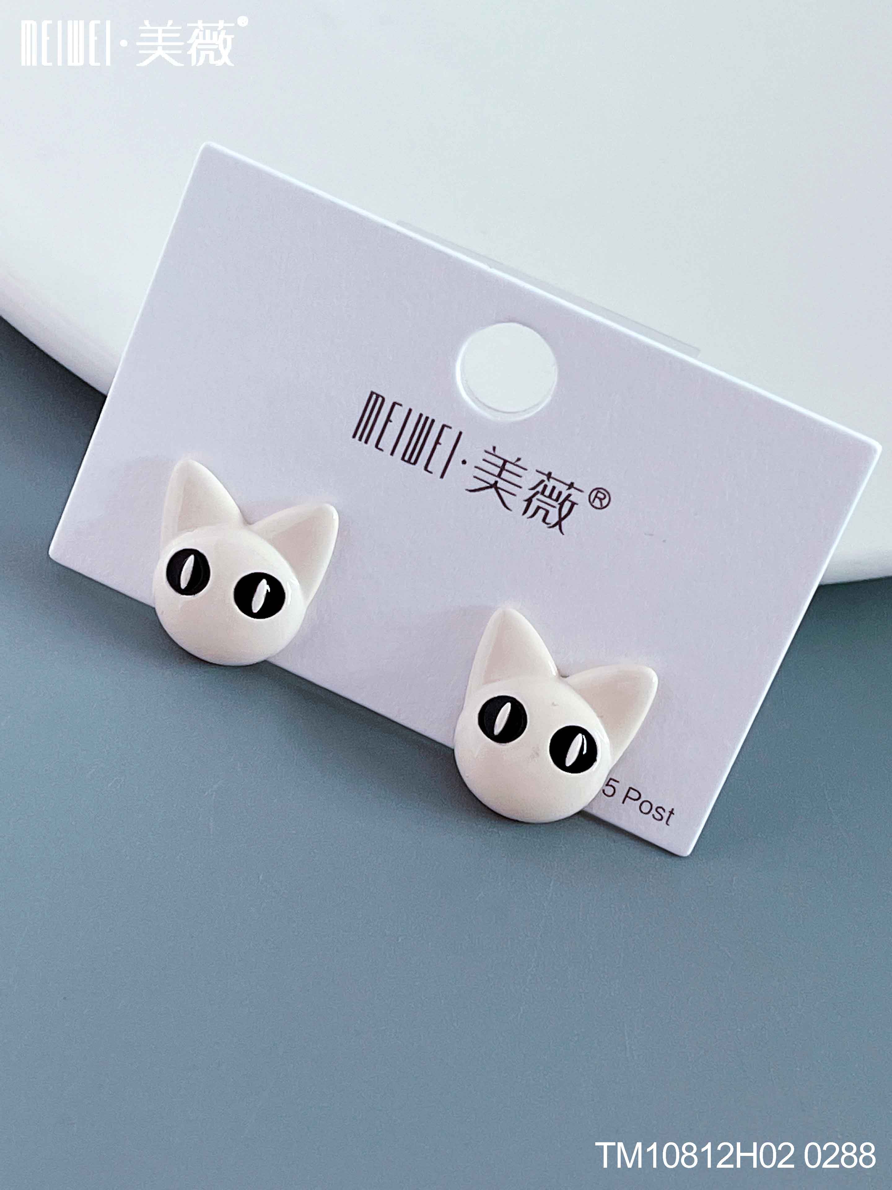 耳钉/白色产品图