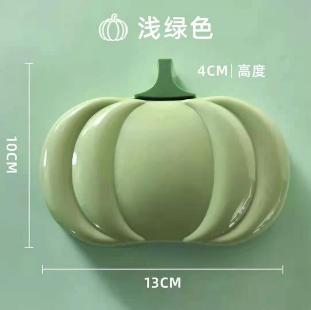 新款南瓜肥皂盒细节图