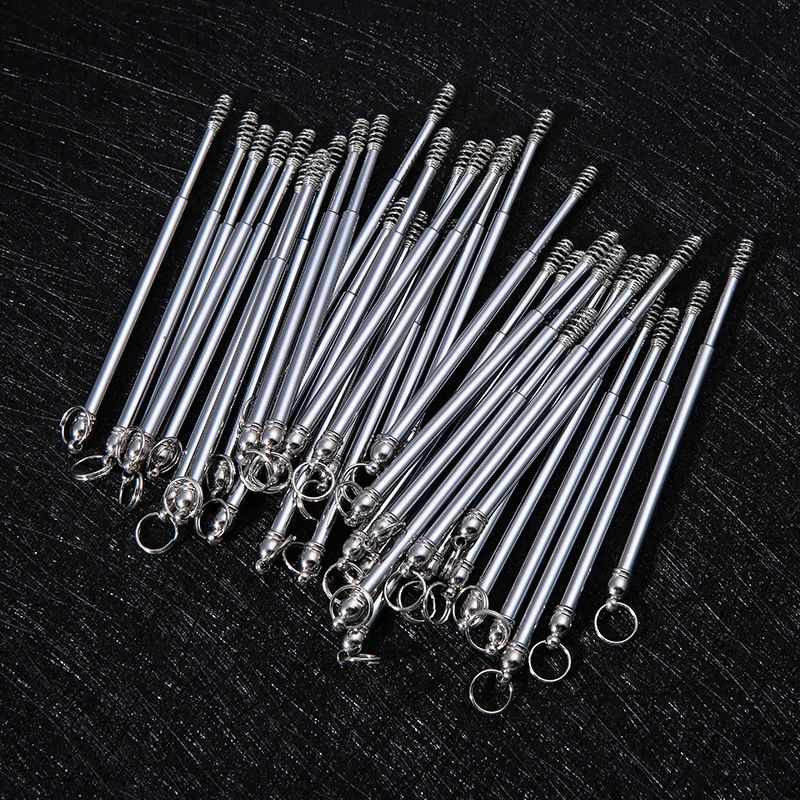Ear scorer, a magic tool for ear cleaning, an old-fashioned adult ear picking pliers, a spoon for ear cleaning, a poop picker Specification image