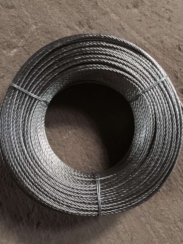 厂家直销，镀锌钢丝绳6x12-10.0mm 100米
