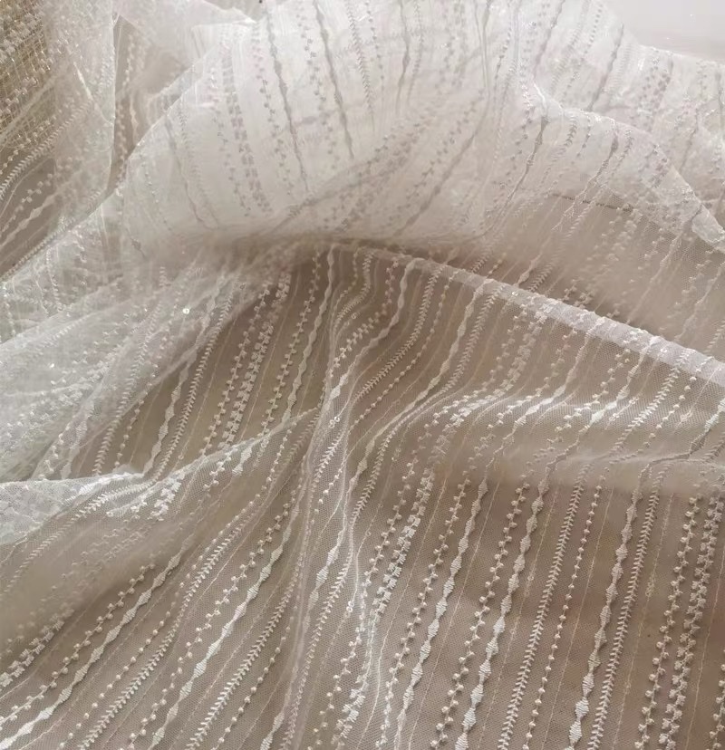 亮丝布/阳离子麻灰面料/面料布匹/竹节布/布料产品图