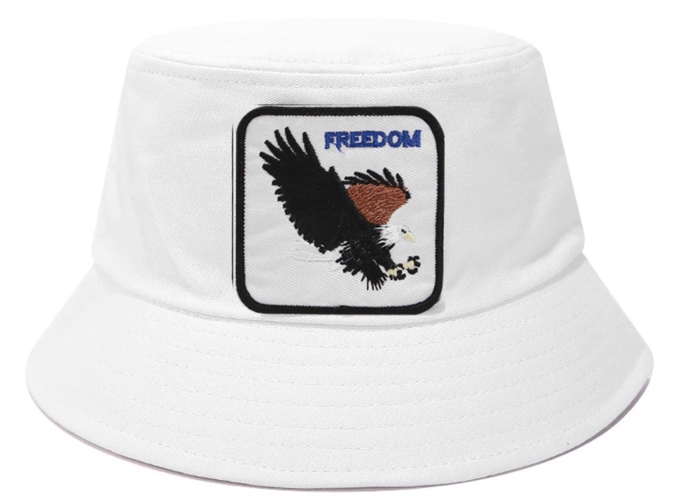 New cross-border colorful animal graffiti fisherman hats from Europe and America, men's personalized, fashionable and artistic tie-dyed basin hats, women's summer sun protection hats details Picture
