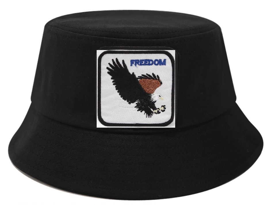 Europa y Estados Unidos cross border nuevo color animal graffiti sombrero de pescador hombre personalidad moda arte tie dye sombrero de cuenca mujeres verano sombrero de protección solar
