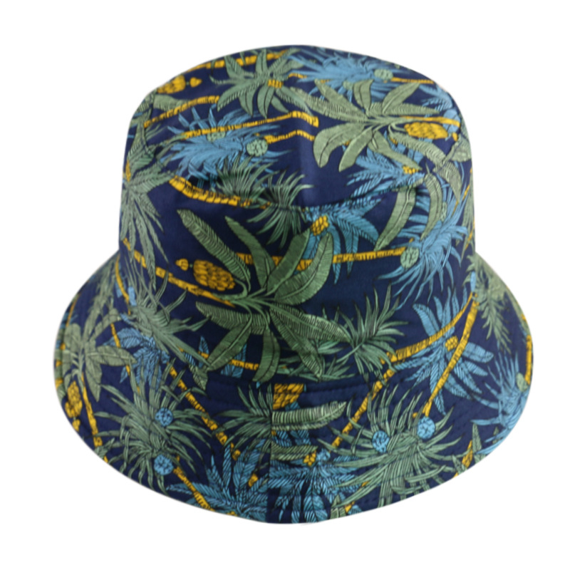 Europa y Estados Unidos cross border nuevo color graffiti sombrero de pescador hombre personalidad moda arte tie dye cuenca sombrero de mujer sombrero de protección solar de verano