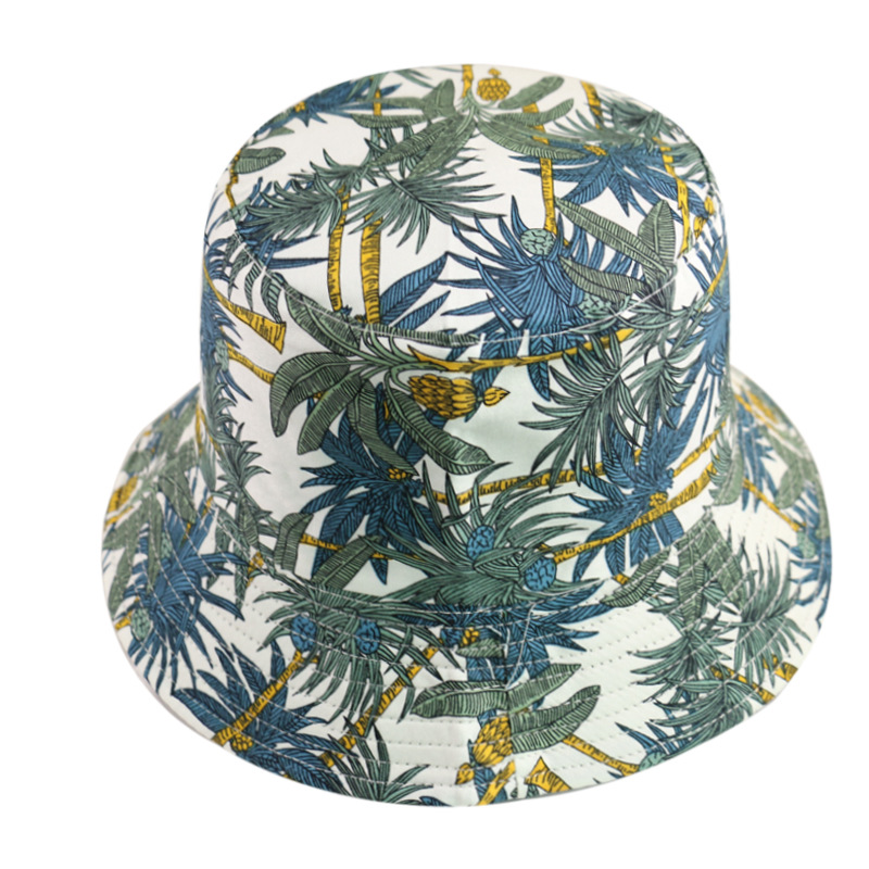 New cross-border colorful graffiti fisherman hats from Europe and America, men's personalized, fashionable and artistic tie-dyed basin hats, women's summer sun protection hats Item Picture