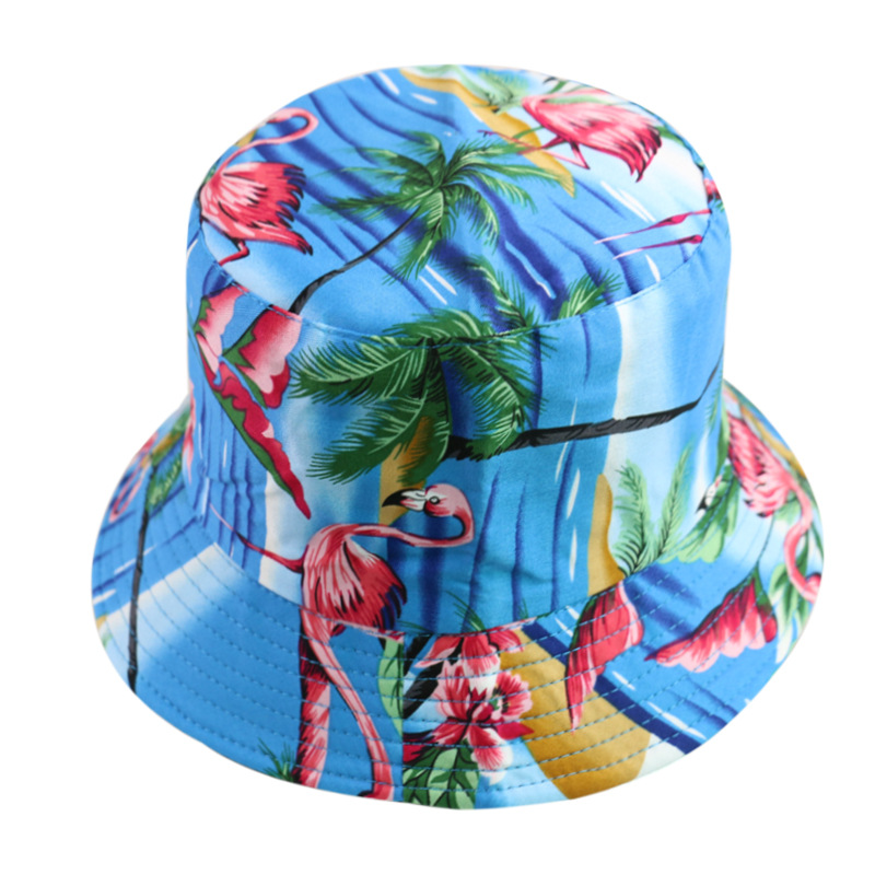 New cross-border colorful graffiti fisherman hats from Europe and America, men's personalized, fashionable and artistic tie-dyed basin hats, women's summer sun protection hats details Picture