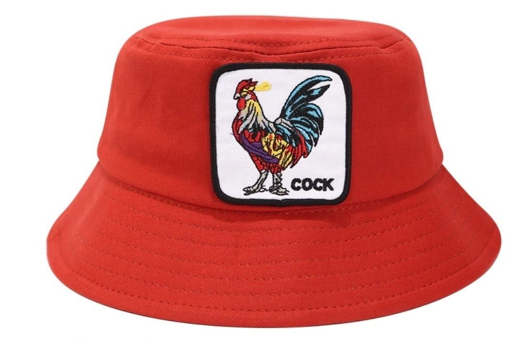 New cross-border colorful animal graffiti fisherman hats from Europe and America, men's personalized, fashionable and artistic tie-dyed basin hats, women's summer sun protection hats