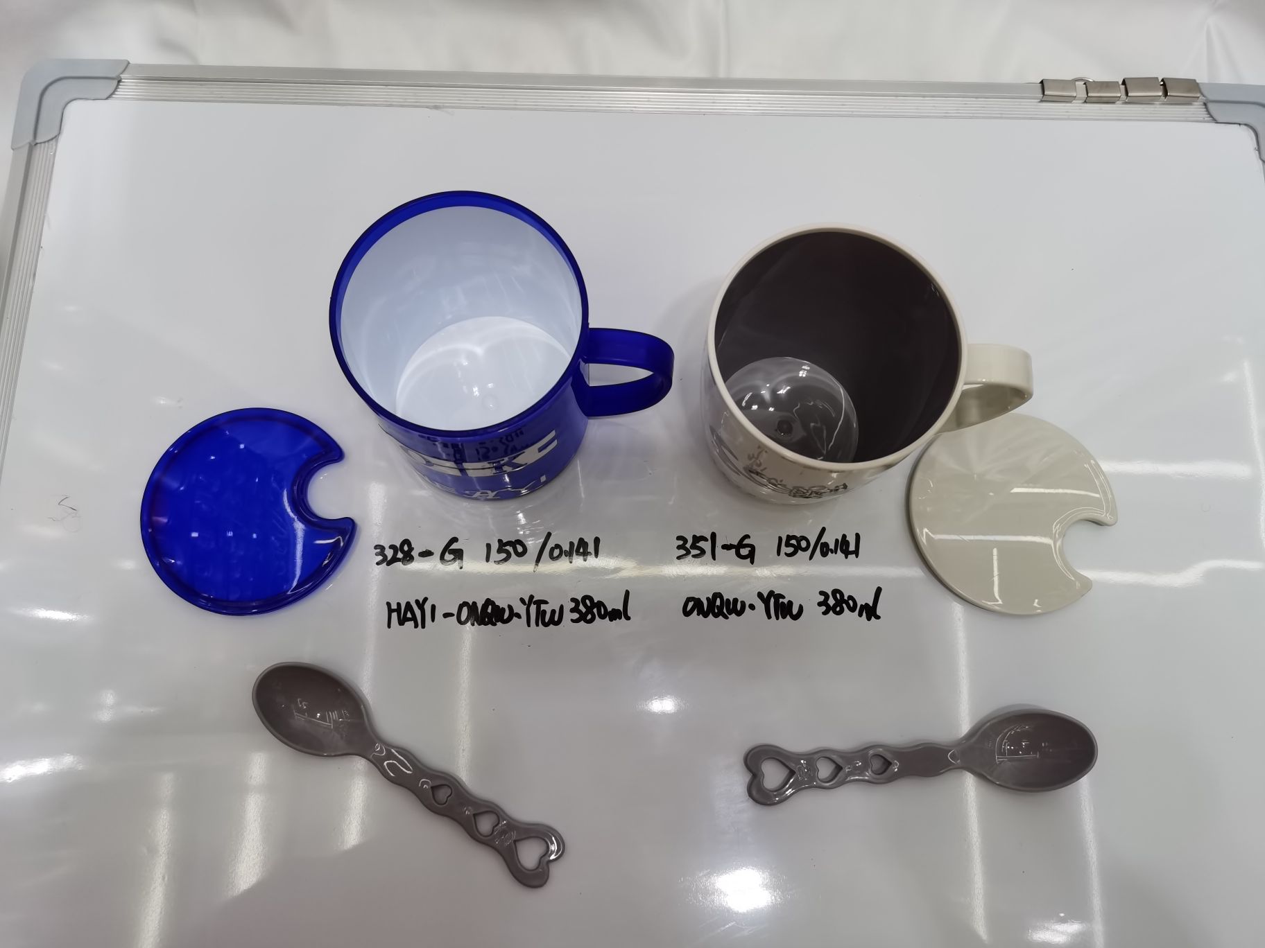 塑料杯/PP塑料口杯/PP塑料口杯，带盖产品图