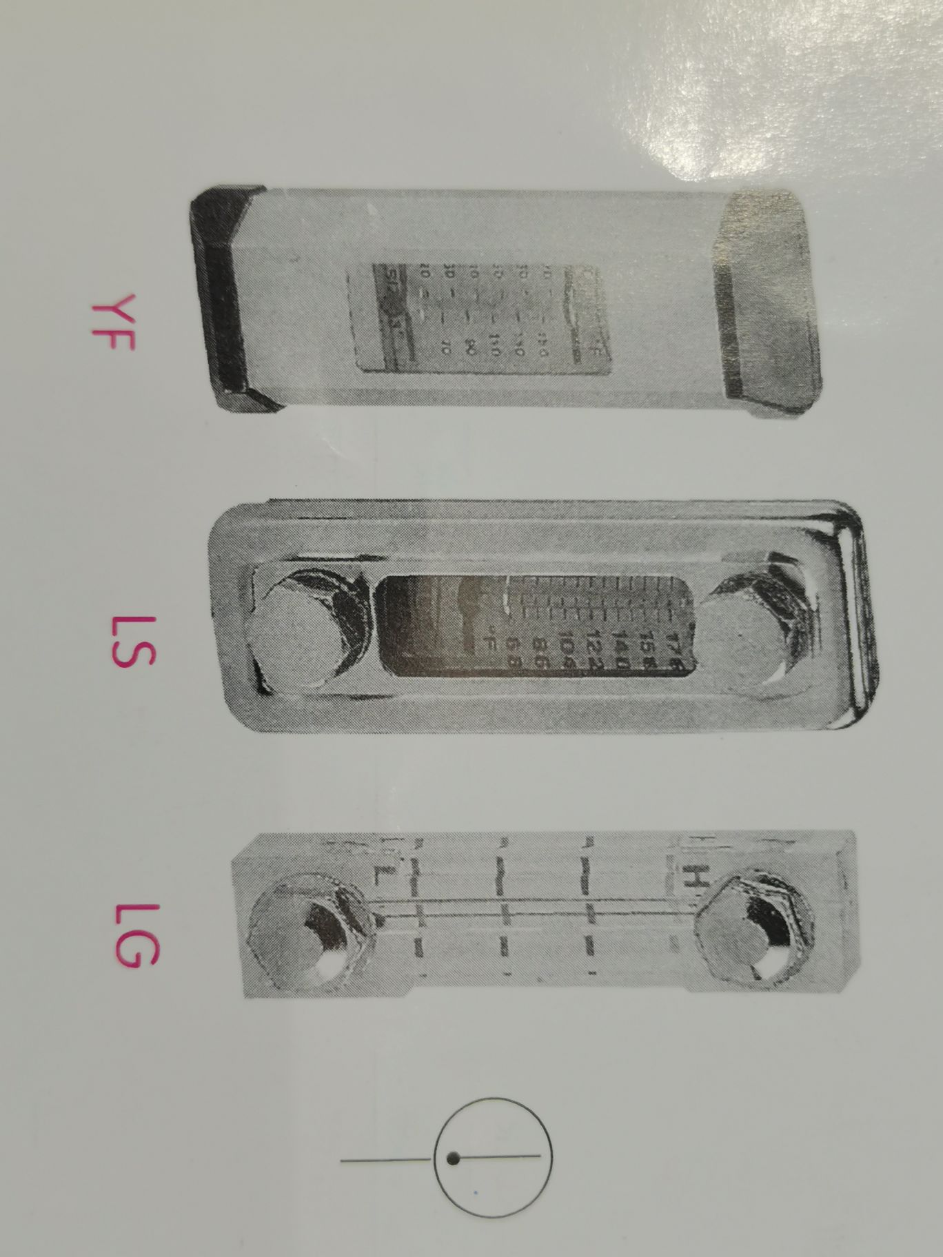 Oil level gauge, constant temperature gauge details Picture