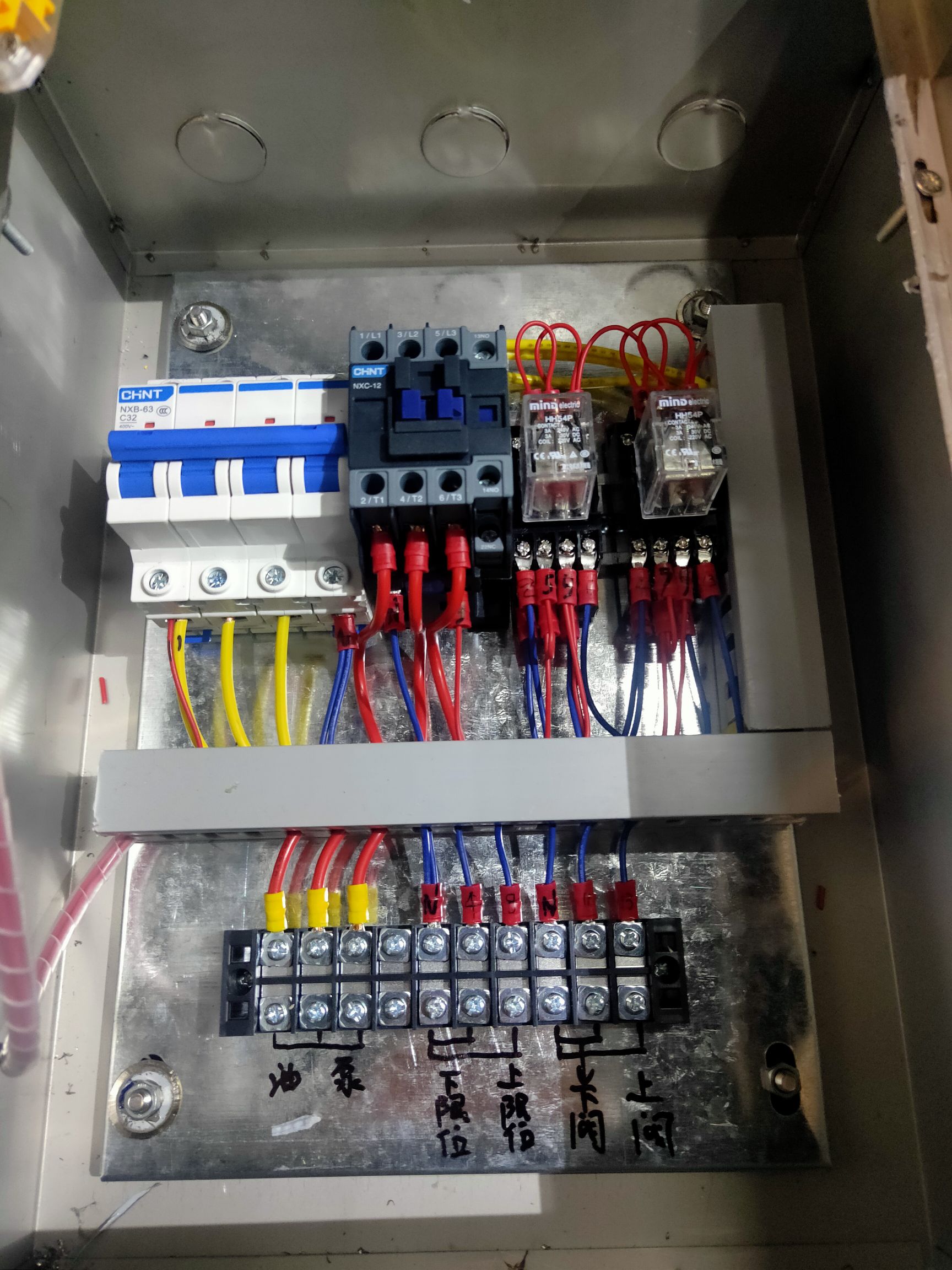 Hydraulic system control box Specification image