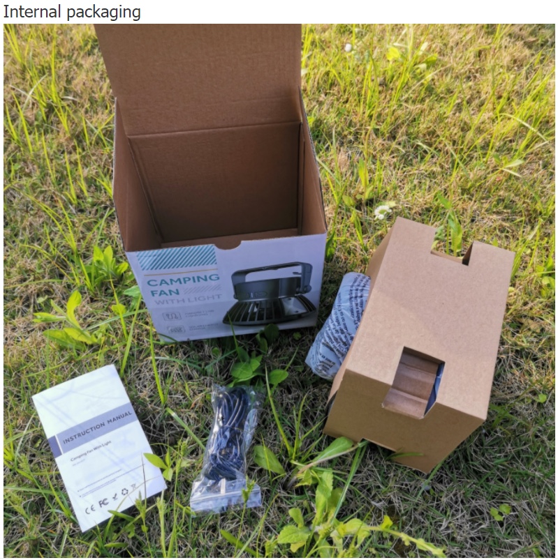 New solar fan lamp USB multi-functional emergency tent lamp detail image 4