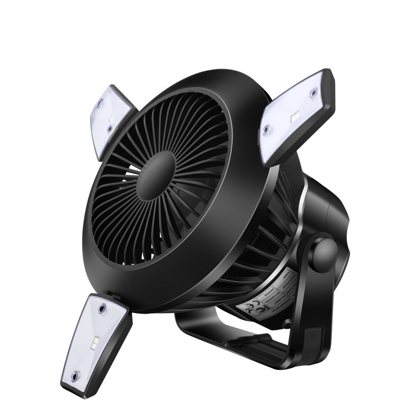New solar fan lamp USB multi-functional emergency tent lamp detail image 7
