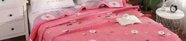 水晶绒四件套细节图