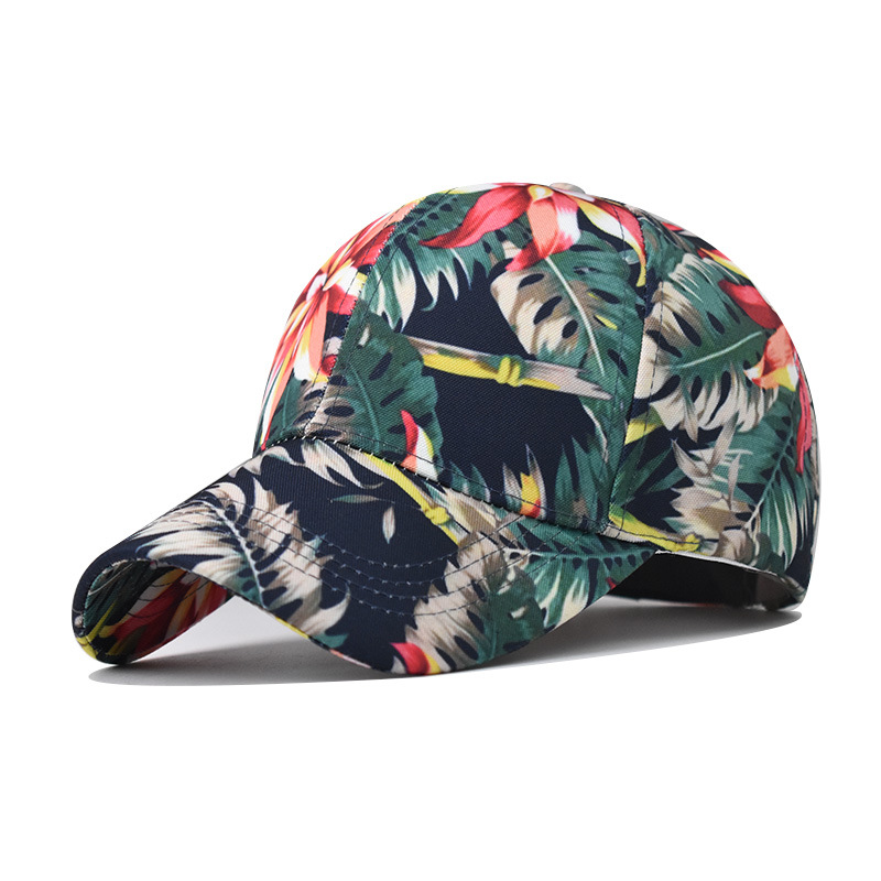 2021 European and American hip-hop personality seven-color tie-dyed baseball caps for men and women, dazzling cross-border fashion spring and autumn dust-proof and sun-proof caps