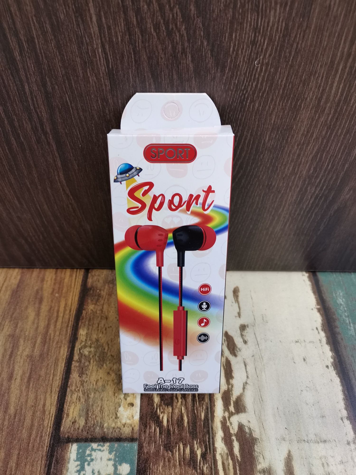 Guangdong Suoge brand A17 mobile phone headphones, in-ear headsets, MP3 earbuds, wired headphones, small headphones, fashionable and creative products Item Picture