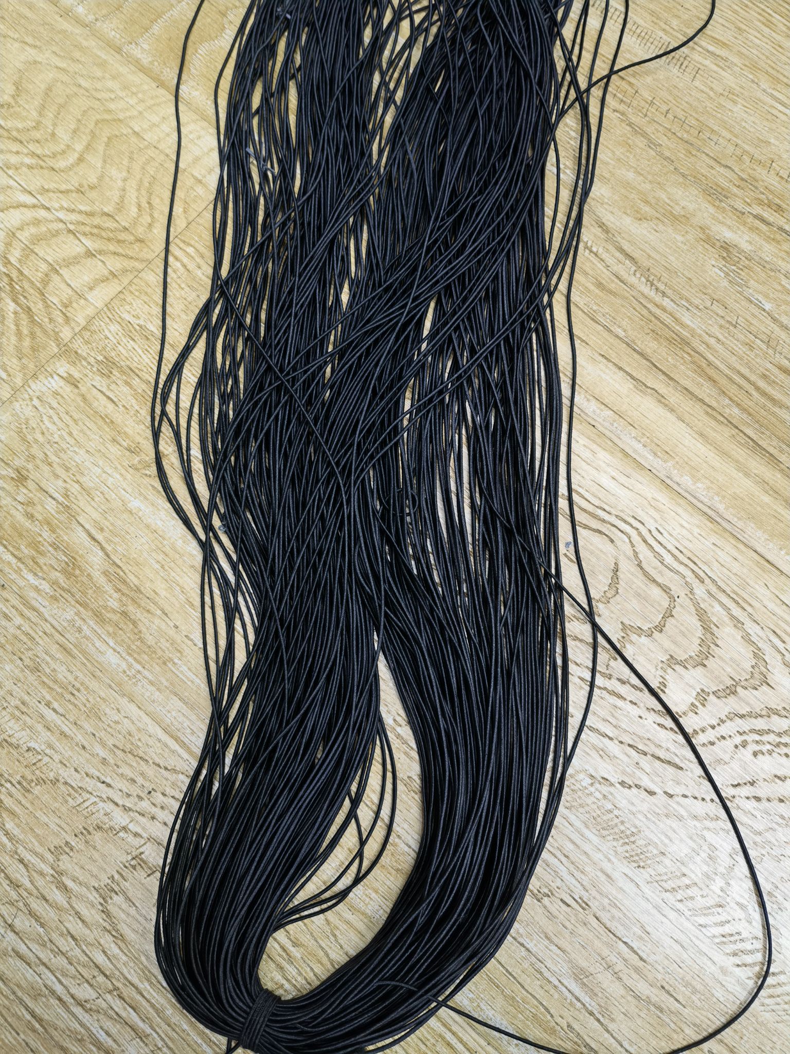 0.2㎝黑圆进口的松紧带